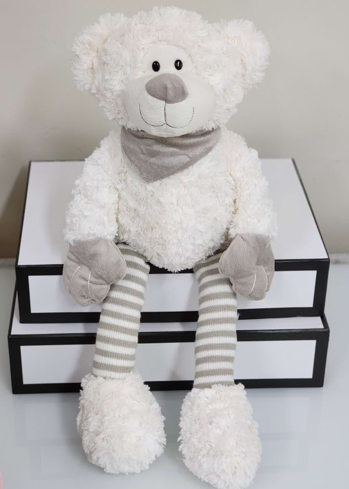 White Teddy Striped legs